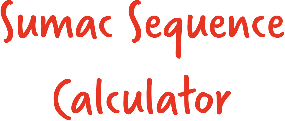 Sumac Sequence
